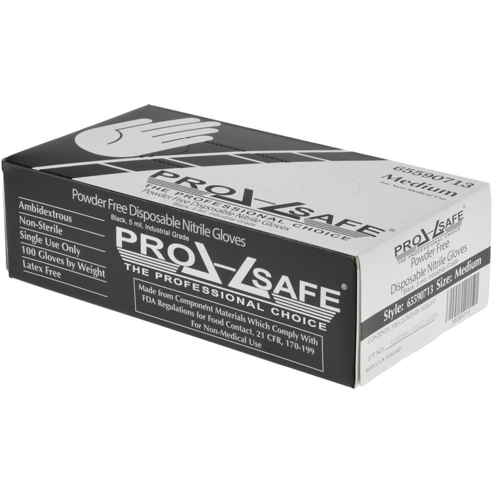 Black Nitrile Gloves - PRO-SAFE 65590713