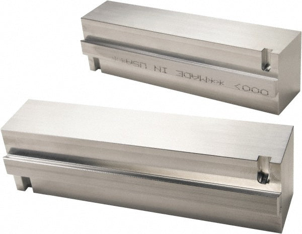 7in; 7" Jaw Aluminum Vise Jaws - Kurt DJ607AL-JAWKIT