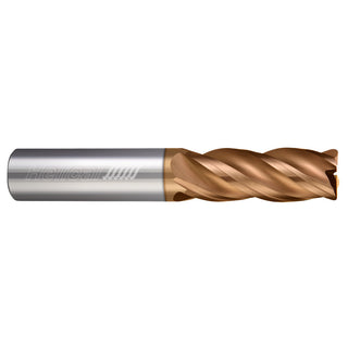 5/16" 4-Flute Solid Carbide Corner Radius End Mill, Tplus - Helical Solutions 88222
