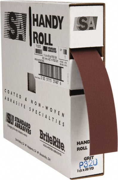 320-Grit Aluminum Oxide Rolls, Cords & Tape - Standard Abrasives 7010369525