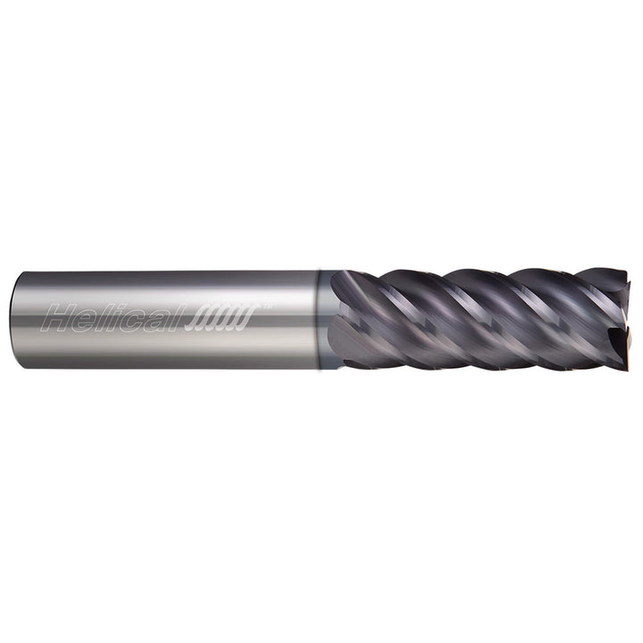 3/8" 5-Flute Solid Carbide Square End Mill, APLUS - Helical Solutions 05292