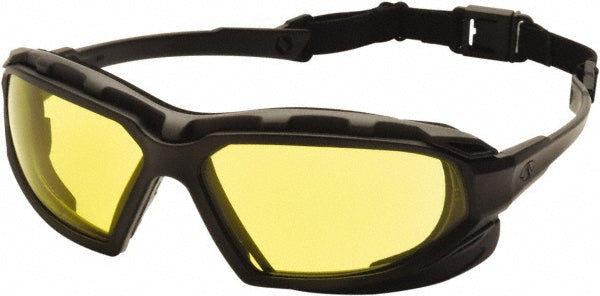Amber Impact Safety Glasses - PYRAMEX SBG5030DT