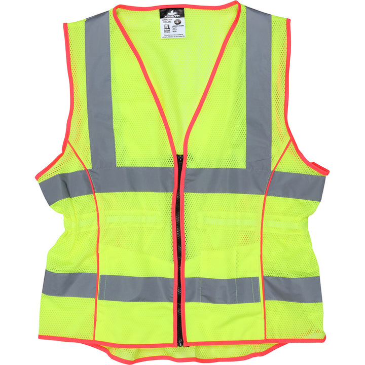 Small Fluorescent Lime Protective Garment - MCR Safety LVCL2MLS
