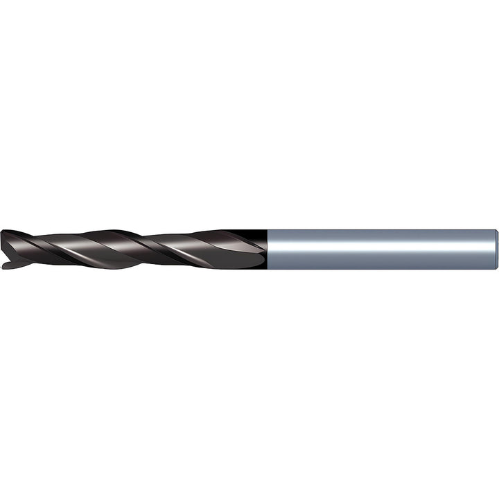 0.1575" 2-Flute Solid Carbide Corner Radius & Corner Chamfer End Mill, TiN - Kennametal 5873018