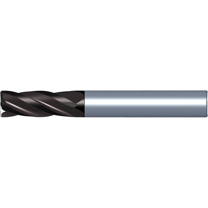 0.2559" 4-Flute Solid Carbide Corner Radius & Corner Chamfer End Mill, TiN - Kennametal 5824179