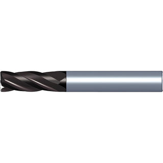0.5512" 4-Flute Solid Carbide Corner Radius & Corner Chamfer End Mill, TiN/TiAlN - Kennametal 5824190