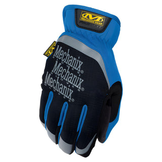 Small Blue Leather Field Work Gloves - Mechanix Wear MFF-03-008