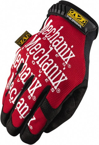 Small Red Leather General Purpose Gloves - Mechanix Wear MG-02-008