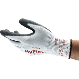 X-Large White Fiberglass; HPPE; Nylon; Spandex Cut, Puncture & Abrasion-Resistant Gloves - Ansell 11735100
