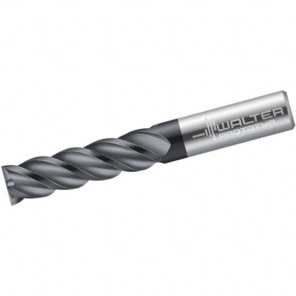 1/2" 4-Flute Solid Carbide Square End Mill, TiAlN - Walter-Prototyp 5543416