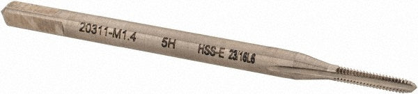 M1.4 x 0.30 Metric Cobalt Machine Tap - Walter-Prototyp 5076108
