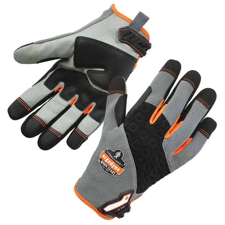 Medium Gray Knit Mechanic's & Lifting Gloves - Ergodyne 17043