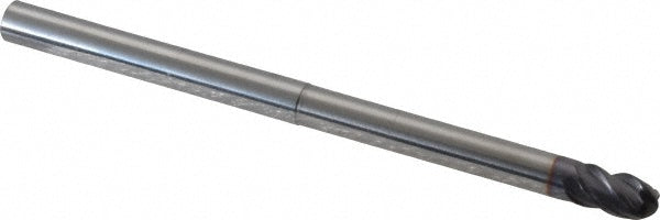 1/4" 4-Flute Solid Carbide Ball End Mill, AlTiN - Seco 17002079