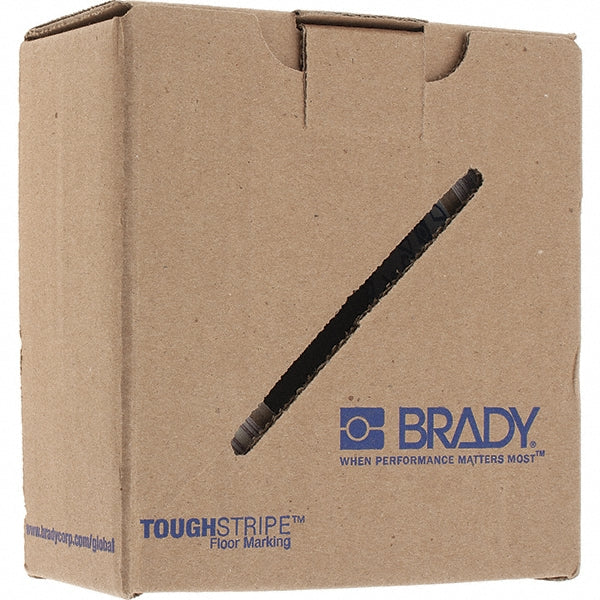 Red; White Safety Tape - Brady 104318
