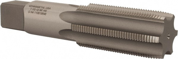 1-1/2-12 UNF High-Speed Steel Standard Tap - Kennametal 4129917