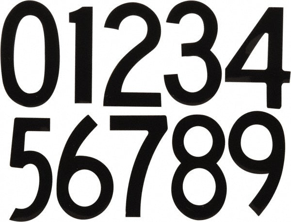 Number Set Label - STRANCO DBV-4-NUM-100