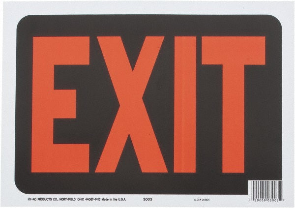 EXIT Sign - Made in USA 3003