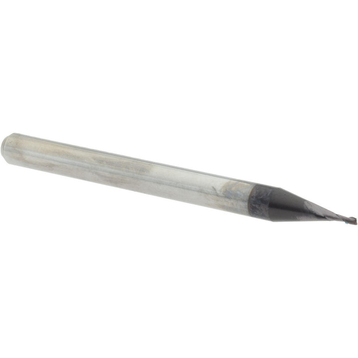 0.0270" 2-Flute Solid Carbide Square End Mill, AlTiN - Accupro 14796901