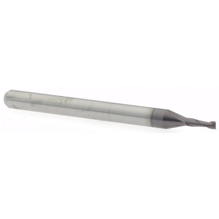 0.0500" 2-Flute Solid Carbide Square End Mill, AlTiN - Accupro 14796918