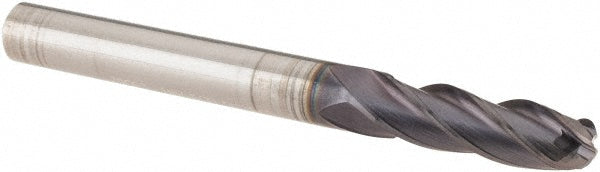 3/16" 4-Flute Solid Carbide Ball End Mill, FIREX - Guhring 9031650047600