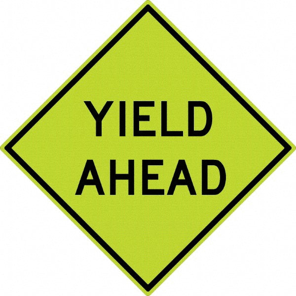 YIELD AHEAD Sign - AccuformNMC TM610DG