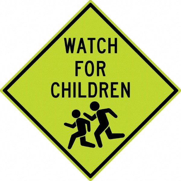 Watch For Children Sign - AccuformNMC TM184DG