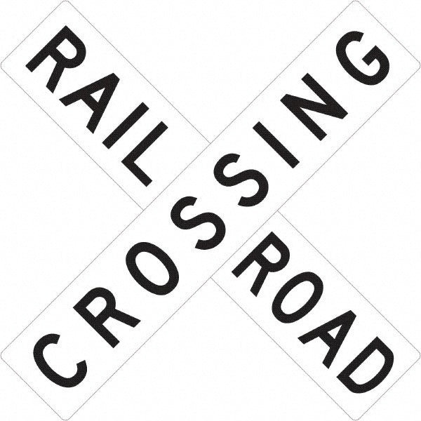 RAILROAD CROSSING Sign - AccuformNMC TM9326K