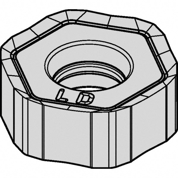 HNGJ0604ANENLD Solid Carbide Insert, Grade KCSM40, TiAlN - Kennametal 6165862