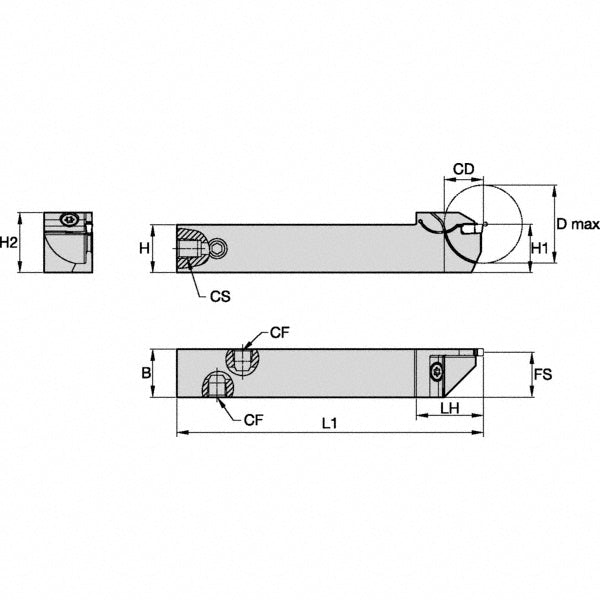 Indexable Grooving - Kennametal 6180126