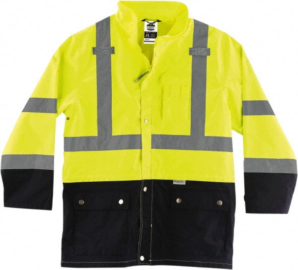 X-Large Lime; Lime Rain Protective Garment - Ergodyne 25325