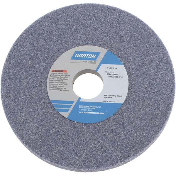 7 x 1/2" 46-Grit Aluminum Oxide Grinding & Cutoff Wheel - Norton 66243494107