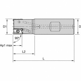 Indexable End Mills - Kennametal 6139930