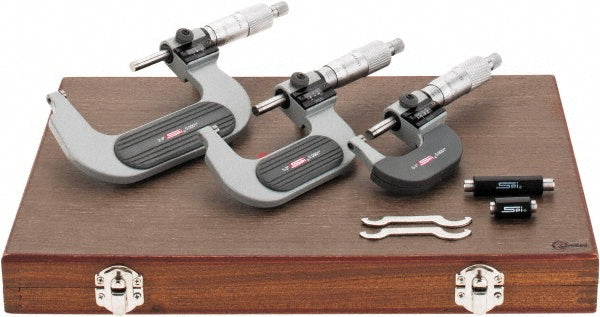 3.0000" 3-Piece Micrometer, 0.0001; 0.0002" accuracy - SPI CMS160725064