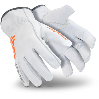Medium White Goatskin Cut & Puncture-Resistant Gloves - HexArmor. 4061-M (8)