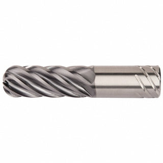 1" 6-Flute Solid Carbide Corner Radius End Mill, AlTiN - Kennametal 6113837