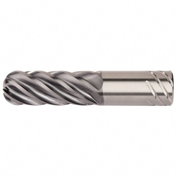 1" 6-Flute Solid Carbide Corner Radius End Mill, AlTiN - Kennametal 6113889