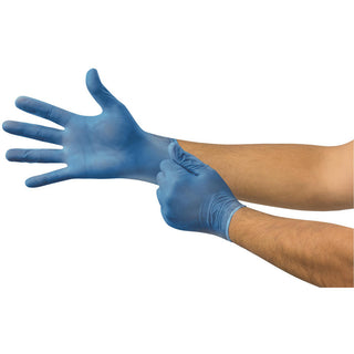 Blue Vinyl Gloves - Ansell V293