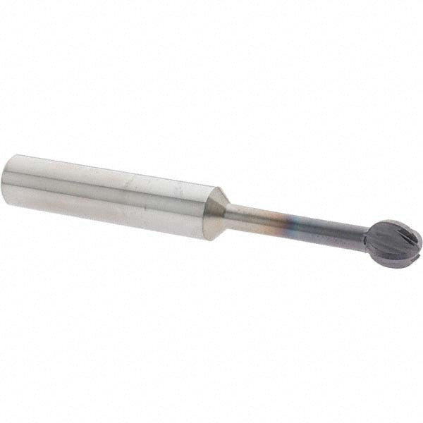 3/8" 4-Flute Solid Carbide Undercutting End Mill, AlTiCrN - Accupro 38851994