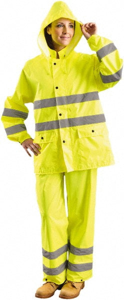 Large Rain Protective Garment - OccuNomix LUX-TRJKT-YL