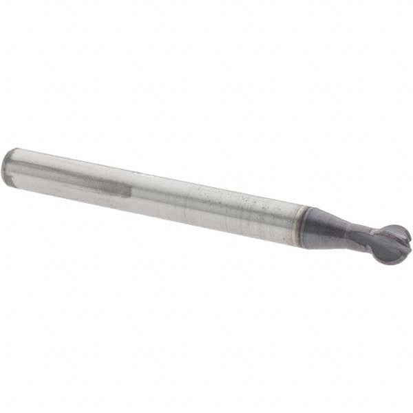 3/16" 4-Flute Solid Carbide Undercutting End Mill, AlTiCrN - Accupro 39155486
