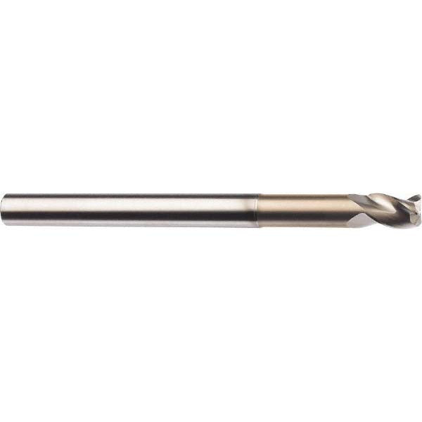 1/4" 3-Flute Solid Carbide Corner Radius End Mill - SGS 35789
