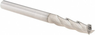 1/4" 3-Flute Solid Carbide Square End Mill, TiB2 - SGS 34860