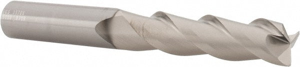 1/2" 3-Flute Solid Carbide Corner Radius End Mill, TIB2 - SGS 35708