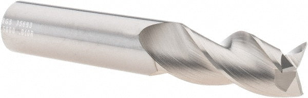 1/2" 3-Flute Solid Carbide Corner Radius End Mill, TIB2 - SGS 35693