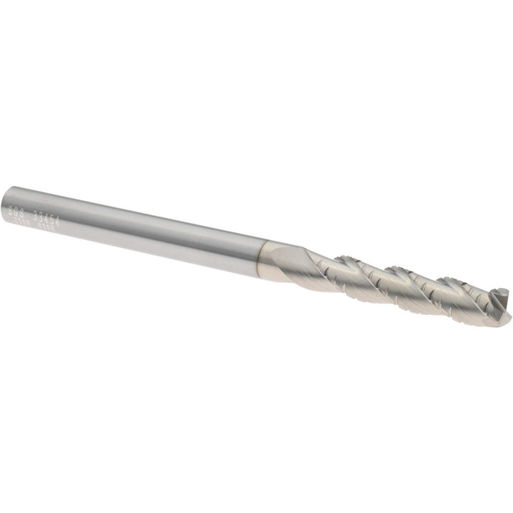 0.25" 3-Flute Solid Carbide Roughing End Mill, TiB2 - SGS 33454