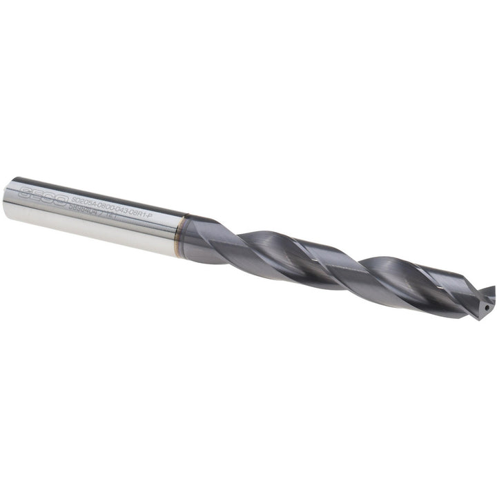 0.3152" Solid Carbide Drill Bit, TiAlN, 140° point - Seco 03046200