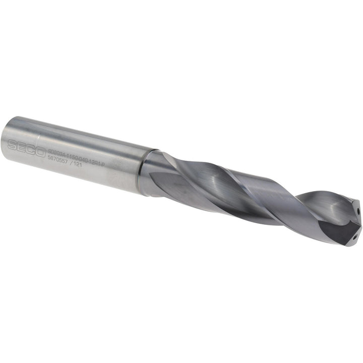 0.4528" Solid Carbide Screw Machine Drill Bit, 140° point - Seco 03046015