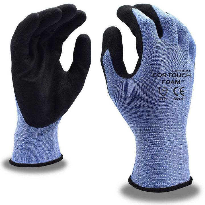 Black; Blue Industrial Gloves - Cordova 6893L
