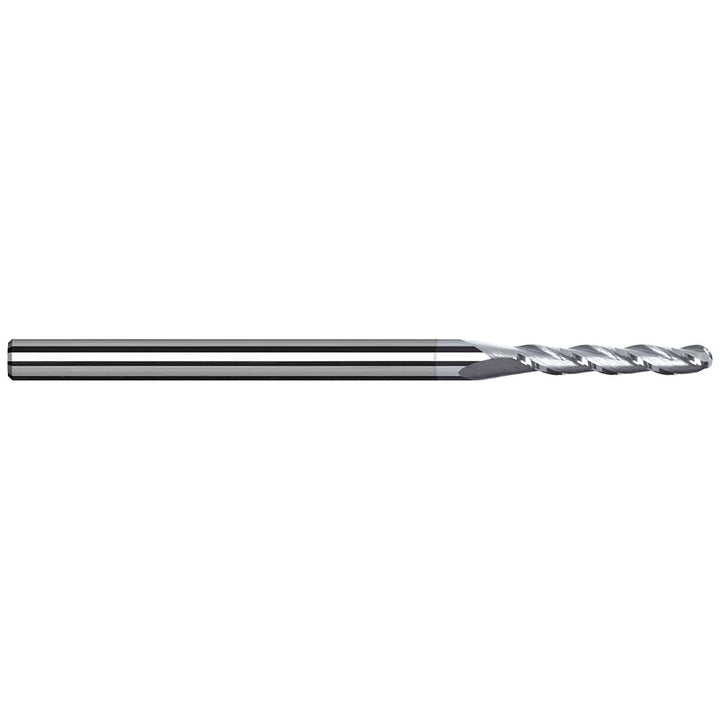 1/16" 3-Flute Solid Carbide Ball End Mill, TiB2 - Harvey Tool 791162-C8