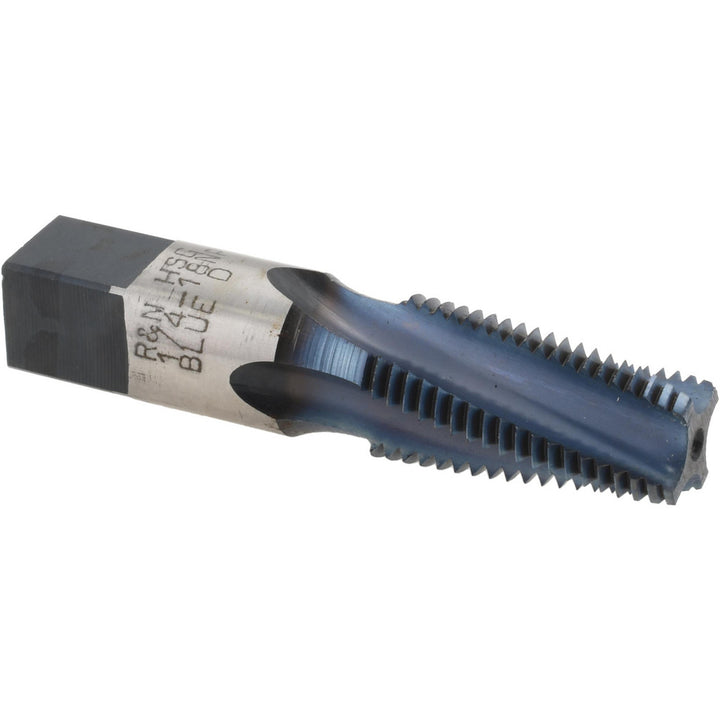 1/4-18 NPT High-Speed Steel Tap, Blue Diamond - Reiff & Nestor 99589